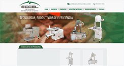 Desktop Screenshot of eccelmetalurgica.com.br