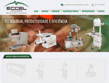 Tablet Screenshot of eccelmetalurgica.com.br